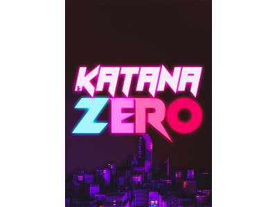 Katana Zero art branding concept art design digital art drawing flat graphic design illustration logo poster vector