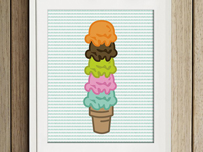 ice cream illustration etsy food ice cream ice cream illustration ice cream print illustration yum