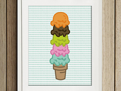 ice cream illustration