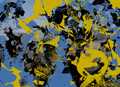 Medium Thought black blue vector vector art yellow