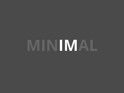 Im Minimal