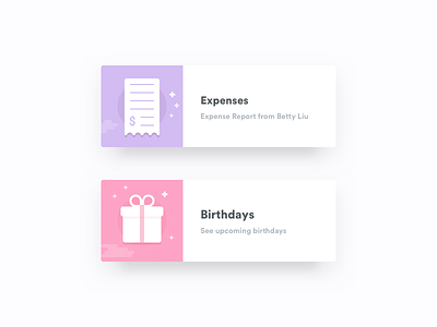 HR Card Set 2 active app icons birthday card card animate clouds expenses hr icons present icon stars