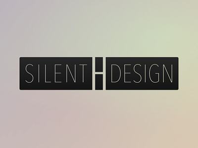Silent H Design - Logo logo typography
