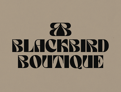 Blackbird Boutique Logo Design branding design graphic design logo typography vector