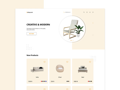 Kahuyq.am decor decor furniture decor interior design e commerce furniture furniture design furniture landing page furniture website interior landing page portfolio ui uiux design ux wbsite web design