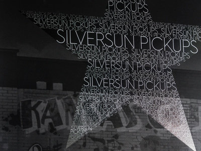 Silversun Pickups MLS All Star concert poster closeup all star band concert kansas city mls silversun pickups