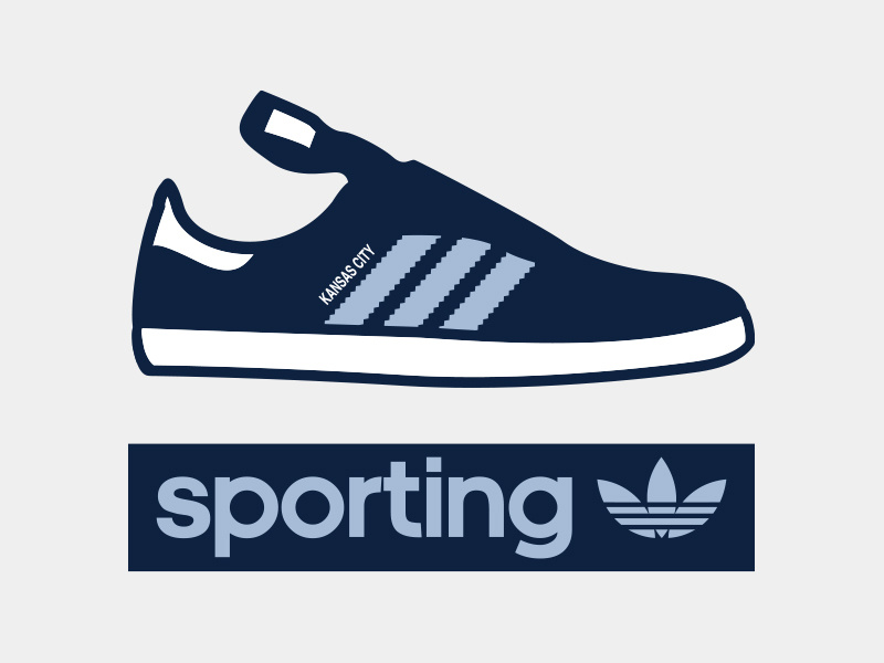 Sporting Sambas sporting kc kansas city skc adidas sambas shoes