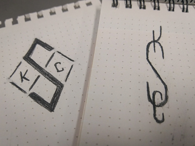 SKC monogram sketches