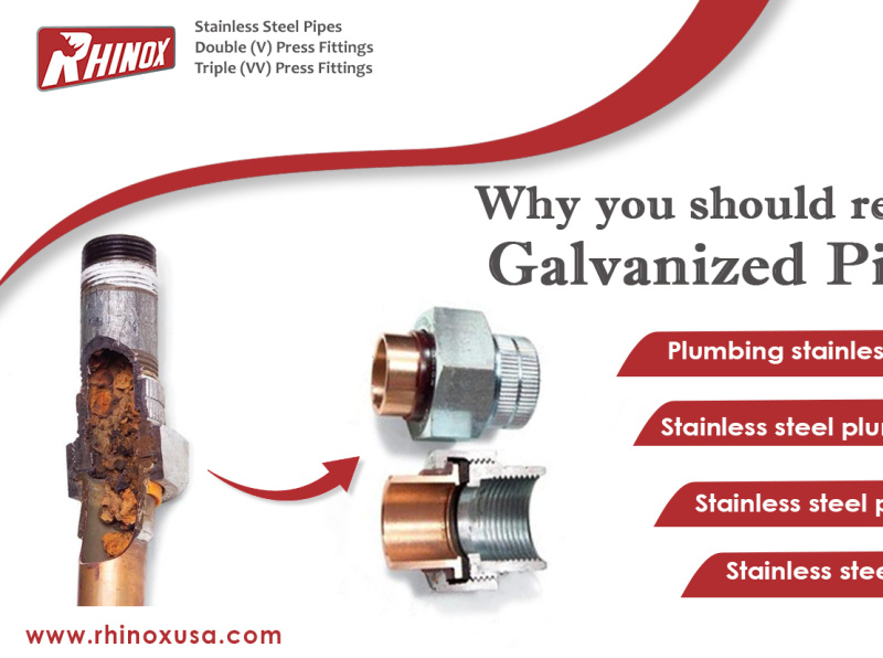 Why you should replace galvanized pipes? by Rhinox USA on Dribbble