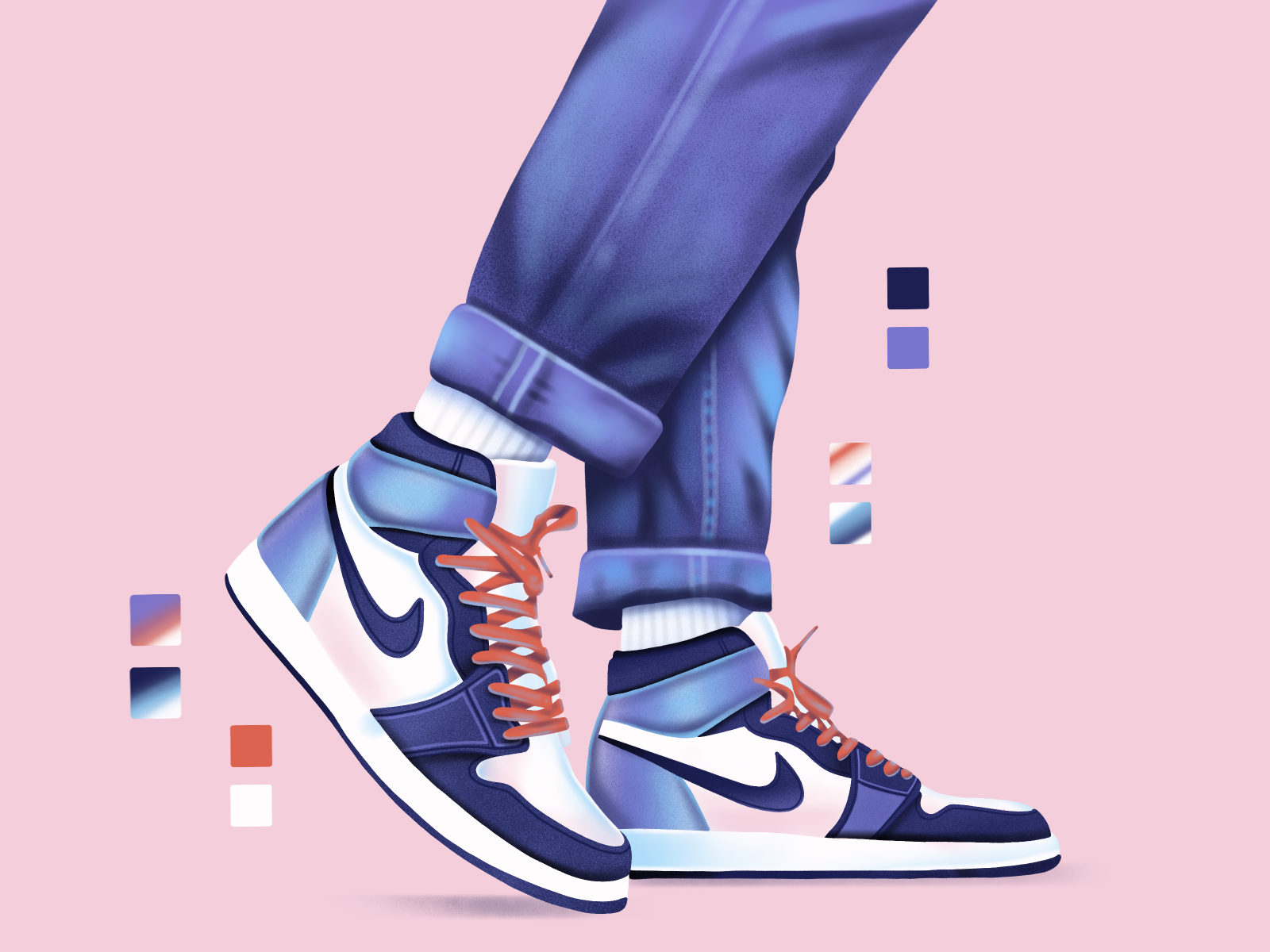 air jordan sneaker art