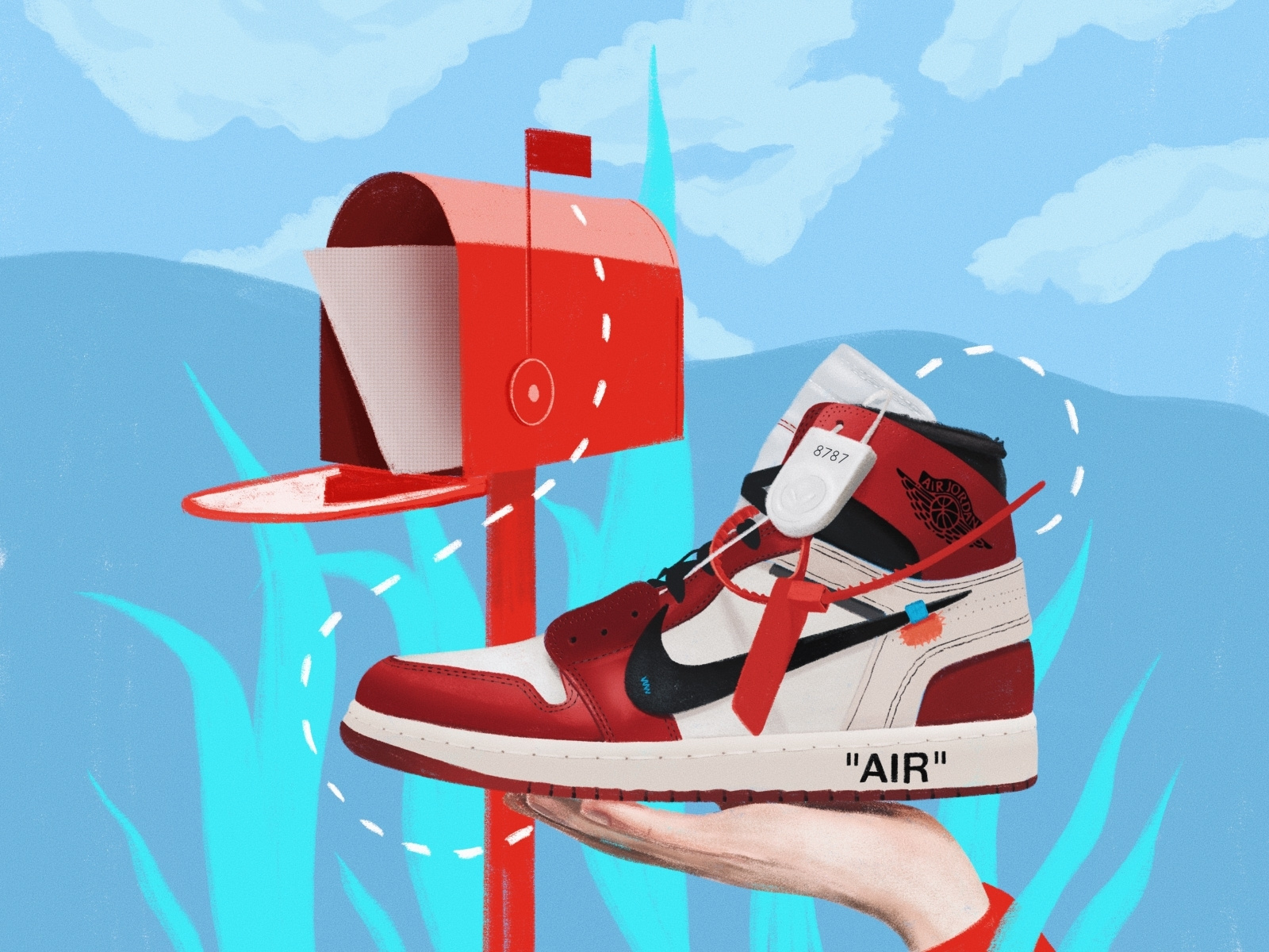 off white nike art