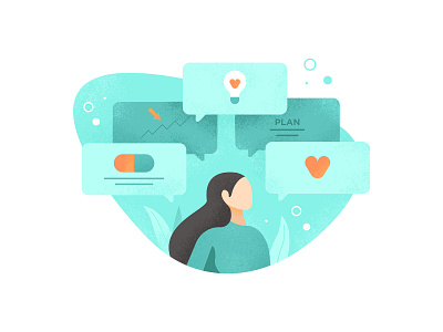 Robin Care 4 animation art brand branding character design download flat icon illustration interface minimal minimalism simple team texture ui ux vector web