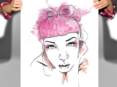 Color My Eyes P1 brushes experimental illustration photoshop watercolor