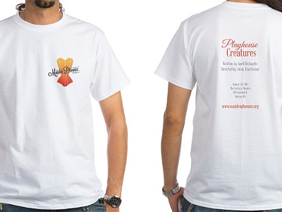 Maiden Phoenix Theatre Co. T-Shirts apparel design promotion shirt slogan theater theatre