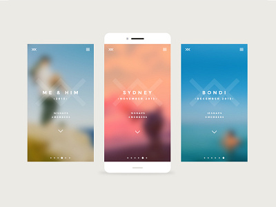 snap. albums app gallery ios iphone mockup photography ux