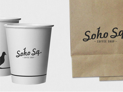 Soho Sq. Coffee Shop Identity