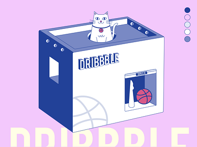 Dribbble Cat