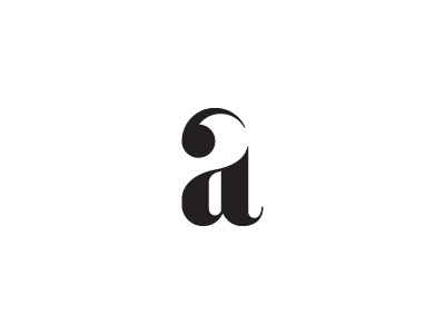 a a illustration letter logo mark monogram symbol