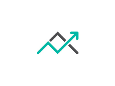 A + Investment a graph invest investment logo monogram stocks