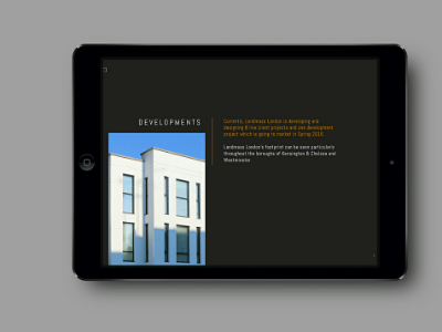 Landmass London architecture design digital freelance screen web