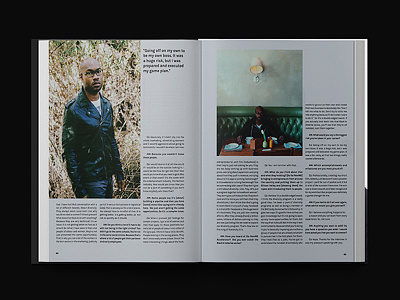 Vault Magazine photography culture branding print layout typography spread editorial magazine