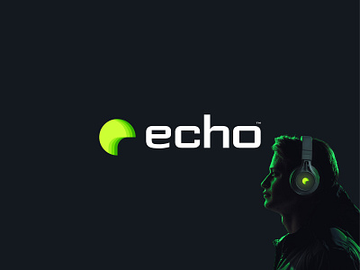 Echo Logo Design Icon & Branding For an Audio Technology Brand