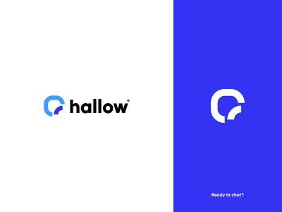 Hallow Logo Design For a Chatting App - Icon- Branding