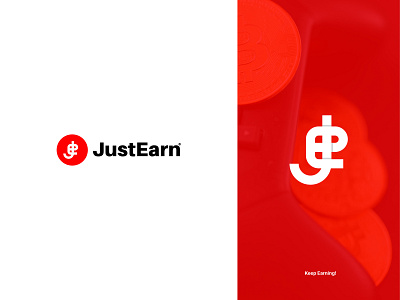 JustEarn logo design