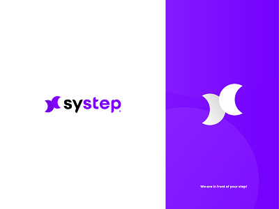 Systep Logo Design and Brand Identity 2d adobe illustrator brand brand identity branding design designer flat gradient logo graphic design icon illustration internet transport logo minimal minimal logo modern purple logo transport agency transport service