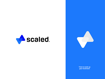 Scaled Logo Design, Branding and Icon