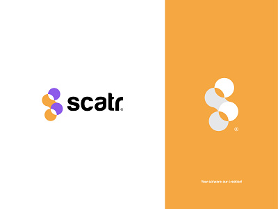 Scatr (S + Circuit) Logo Design, Branding and Icon