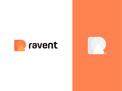 Ravent Letter R Logo Design and Branding 2d adobe illustrator brand guidelines brand identity brand profile brand strategy branding design designer flat graphic design illustration lettermark logo logo minimal modern modern logo orange logo travel logo vector