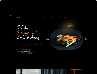 Design Restaurant design icon mobil design figma ui uidesign userinterface ux web web design