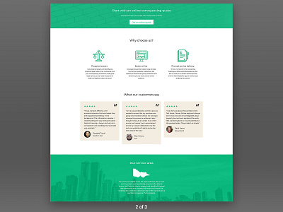Convey Online. Landing Page - #UI #webdesign