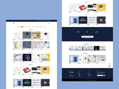 Digital Product Market Place - Landing Page