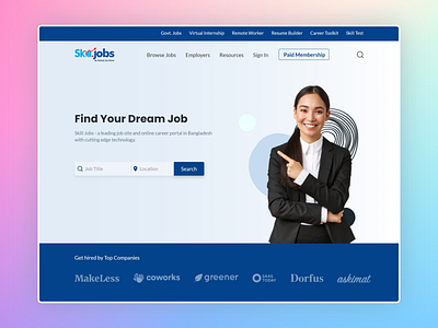 Job Portal Landing Page