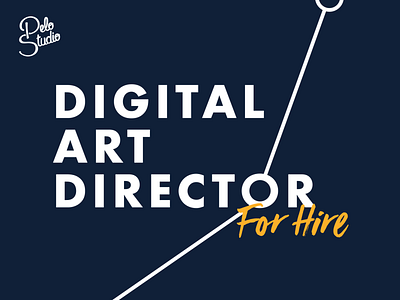 Digital Art Director for hire ! agency art direction design designer designstudio hire job uxui