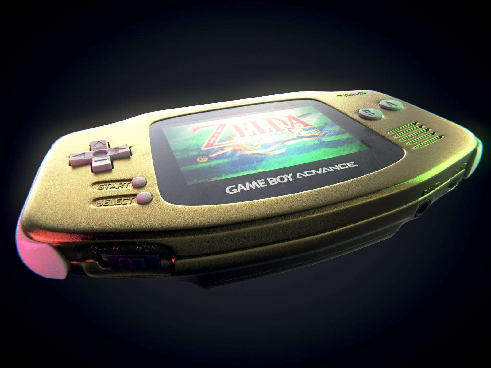 Gold Game Boy Advance by Daniel Molina on Dribbble