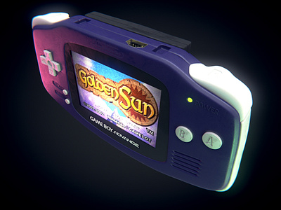 Purple Game Boy Advance