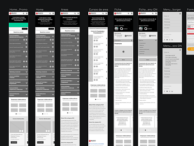 Wireframes new project