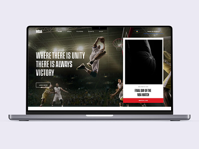 NBA - website for SMG animation basketball grid interaction interface motion design nba sport typography ui ux video web website