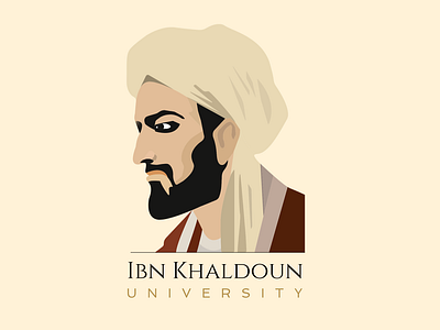 Ibn Khaldoun University Logo design