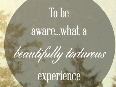 Beautifully tortured experience