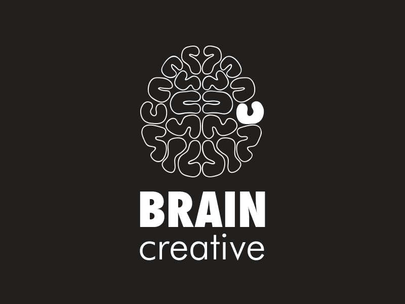 Слово brain. Эмблема Brain. Логотип мозгов. Креативные логотипы. Мозг лого креатив.