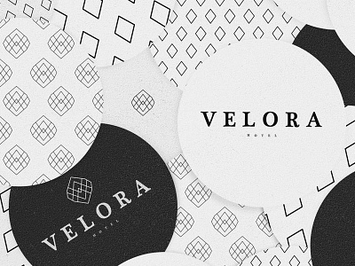 Velora Hotel branding hotel logo luxury otel pattern