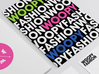 WOOPY FASHION® branding corporate identity logo packing shoebox