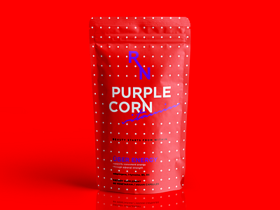 PURPLE CORN branding corporate identity lettering logo pouch vitamin vitamin brand