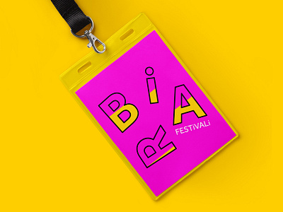 BİRA FESTİVALİ beer bira branding collar card festival identification badge logo