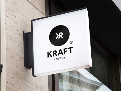 KRAFT COFFEE coffee coffee brand corporate identity kr kraft logo