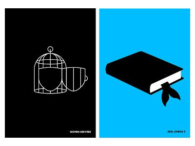 Poster For 365 Days book cage fish freedom lessismore minimaldesign poster poster collection posterdesign